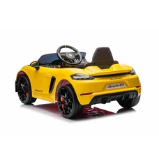 Детский электромобиль M 6055EBLR-6 Porsche желтый с мягким сиденьем фото 37