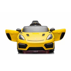 Детский электромобиль M 6055EBLR-6 Porsche желтый с мягким сиденьем фото 41