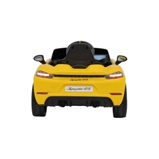 Детский электромобиль M 6055EBLR-6 Porsche желтый с мягким сиденьем фото 71