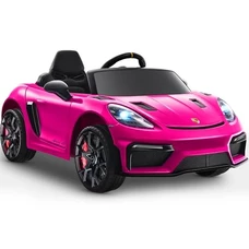 Детский электромобиль M 6055EBLR-8 Porsche розовый с мягким сиденьем фото 37
