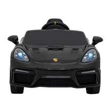 Детский электромобиль M 6055EBLRS-2 Porsche черный в автопокраске фото 14