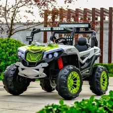 Двухместный детский электромобиль багги M 6349EBLR-5(24V) зеленый с 4 моторами
