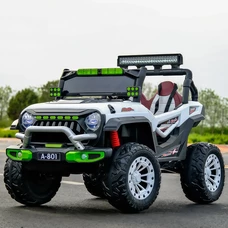 Двухместный детский джип M 6350EBLR-1(24V) белый с четырьмя моторами