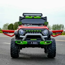 Двухместный детский джип M 6350EBLR-3(24V) красный с четырьмя моторами фото 14