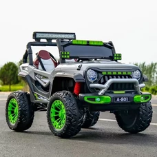 Двухместный детский джип M 6350EBLR-11(24V) серый с четырьмя моторами фото 14
