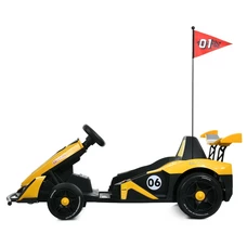 Детский электрокарт M 6147EBLR-6(24V) желтый с мягким сиденьем фото 63