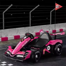 Детский электрокарт M 6147EBLRS-8(24V) розовый в автопокраске фото 14