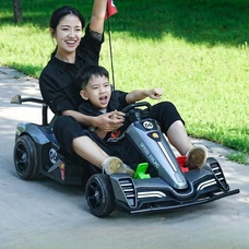 Детский электрокарт M 6147EBLRS-11(24V) серый в автопокраске