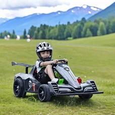 Детский электрокарт M 6147EBLRS-11(24V) серый в автопокраске фото 21