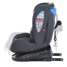 Автокресло El Camino Everest ME 1114 Black черное isofix поворотное фото 21