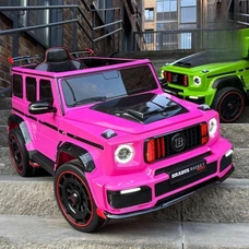 Детский электромобиль M 6257EBLR-8 Mercedes розовый с 4 моторами фото 14