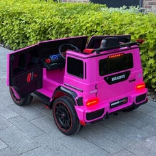 Детский электромобиль M 6257EBLR-8 Mercedes розовый с 4 моторами фото 37