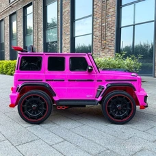 Детский электромобиль M 6257EBLR-8 Mercedes розовый с 4 моторами фото 41