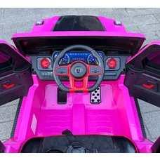 Детский электромобиль M 6257EBLR-8 Mercedes розовый с 4 моторами фото 71