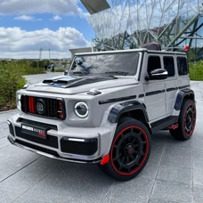 Детский электромобиль M 6257EBLR-11 Mercedes серый с 4 моторами фото 14