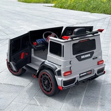 Детский электромобиль M 6257EBLR-11 Mercedes серый с 4 моторами фото 16