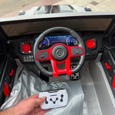 Детский электромобиль M 6257EBLR-11 Mercedes серый с 4 моторами фото 41