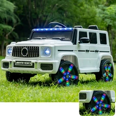 Детский электромобиль M 6343EBLR-1 белый Mercedes с мягким сиденьем фото 21