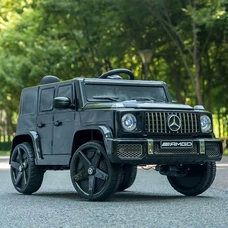 Детский электромобиль M 6343EBLR-2 черный Mercedes с мягким сиденьем фото 14