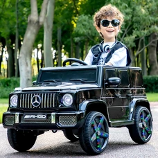 Детский электромобиль M 6343EBLR-2 черный Mercedes с мягким сиденьем фото 37