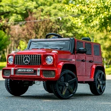 Детский электромобиль M 6343EBLRS-3 красный Mercedes в автопокраске