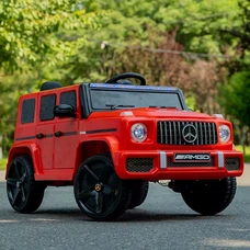 Детский электромобиль M 6343EBLRS-3 красный Mercedes в автопокраске фото 14