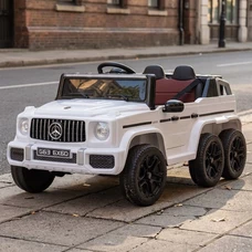 Детский электромобиль M 6344EBLR-1 белый Mercedes с шестью моторами