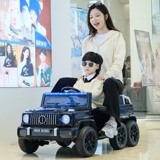 Детский электромобиль M 6344EBLR-1 белый Mercedes с шестью моторами фото 54