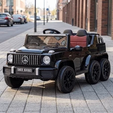 Детский электромобиль M 6344EBLRS-2 черный Mercedes с шестью моторами