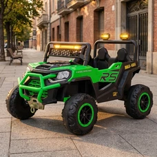 Детский электромобиль багги M 6324EBLR-5 зеленый с EVA колесами