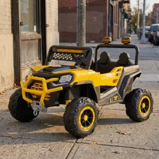 Детский электромобиль багги M 6324EBLR-6 желтый с EVA колесами