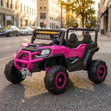 Детский электромобиль багги M 6324EBLR-8 розовый с EVA колесами