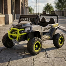 Детский электромобиль багги M 6324EBLR-11-5 серо-зеленый с EVA колесами