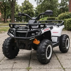 Детский квадроцикл M 6351EBLR-1 белый с пультом управления