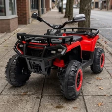 Детский квадроцикл M 6351EBLR-3 красный с пультом управления