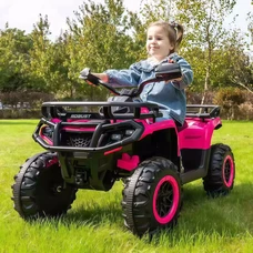 Детский квадроцикл M 6351EBLR-8 розовый с пультом управления фото 14