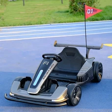 Детский электрокарт M 6311EBLR-11(24V) серый с пультом управления