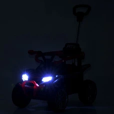 Детский квадроцикл - толокар M 6323EBLR-3 красный с ручкой фото 14