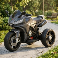 Мотоцикл для детей M 6267EL-11 серый 2 мотора по 35W