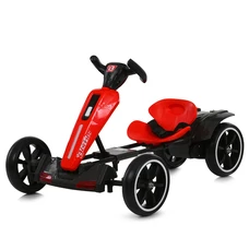 Детский электрокарт M 6277EBR-3 красный с пультом управления фото 37