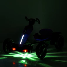 Детский электрокарт M 6277EBR-4 синий с пультом управления фото 54