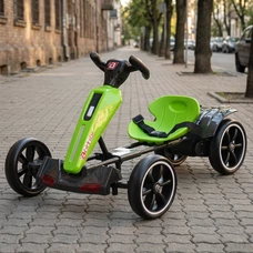 Детский электрокарт M 6277EBR-5 зеленый с пультом управления