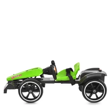 Детский электрокарт M 6277EBR-5 зеленый с пультом управления фото 41