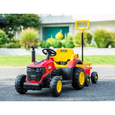 Детский трактор M 6269EBLR-3 красный каталка - толокар 3 в 1 фото 37