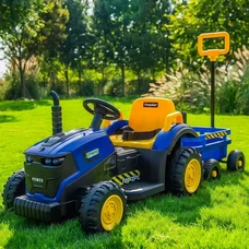 Детский трактор M 6269EBLR-4 синий каталка - толокар 3 в 1