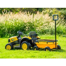 Детский трактор M 6269EBLR-6 желтый каталка - толокар 3 в 1 фото 21