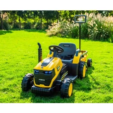 Детский трактор M 6269EBLR-6 желтый каталка - толокар 3 в 1 фото 41