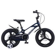 Детский велосипед Prof1 16д. MB16VCB blue Velocity синий со страховочными колесиками