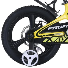 Детский велосипед Prof1 Velocity 18д. MB18VCB yellow желтый дисковые тормоза фото 21