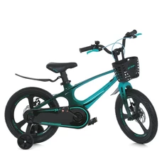 Детский велосипед 16д. MB 161020-11 Prof1 Stellar, корзинка, магниевая рама, бирюзовый